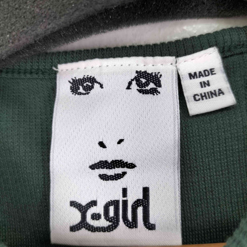 エックスガール X-girl STITCH WORK S/S TOP レディース JPN:S
