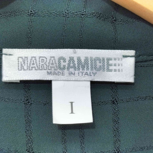 ナラカミーチェ NARACAMICIE シアーチェックケープブラウス レディース JPN:1