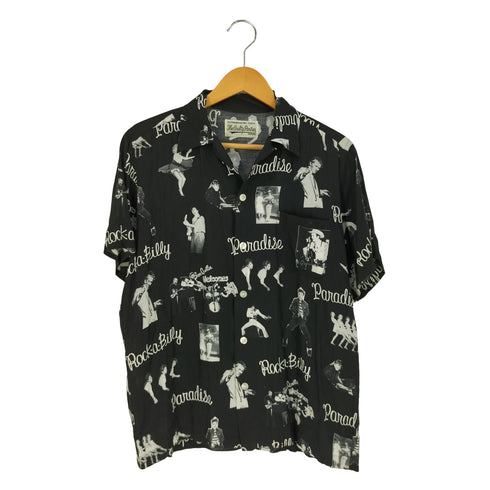 ワコマリア WACKO MARIA PRINTED ROCKABILLY HAWAIIAN SHIRT プリントロカビリーハワイアンシャツ レーヨンアロハシャツ メンズ JPN:S