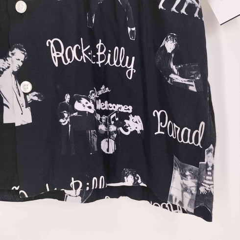 ワコマリア WACKO MARIA PRINTED ROCKABILLY HAWAIIAN SHIRT プリントロカビリーハワイアンシャツ レーヨンアロハシャツ メンズ JPN:S