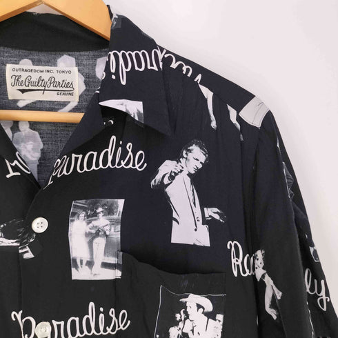ワコマリア WACKO MARIA PRINTED ROCKABILLY HAWAIIAN SHIRT プリントロカビリーハワイアンシャツ レーヨンアロハシャツ メンズ JPN:S