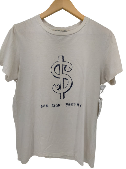 レミレリーフ REMI RELIEF NON STOP POETRYプリント S/S Tシャツ メンズ