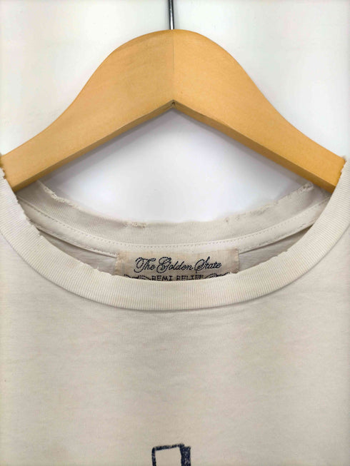 レミレリーフ REMI RELIEF NON STOP POETRYプリント S/S Tシャツ メンズ