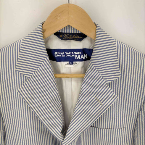 ジュンヤワタナベコムデギャルソンマン JUNYA WATANABE COMME des GARCONS MAN AD2010 11SS シアサッカー 2B テーラードジャケット メンズ JPN:M