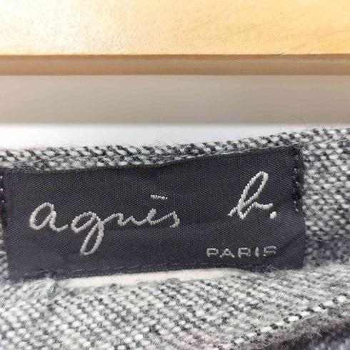 アニエスベー agnes b. フランス製 ウールフレアスカート レディース FR:38-40