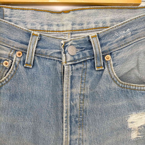 リーバイス Levis UK製 ユーロ 501 ダメージ メンズ W32/L32