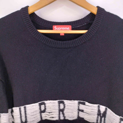 シュプリーム Supreme Inside Out Logo Sweater インサイドアウトロゴセーター ニット メンズ import:L