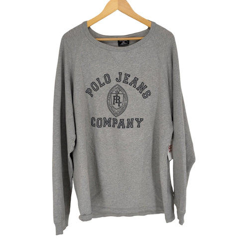 ポロジーンズカンパニーラルフローレン POLO JEANS COMPANY RALPH LAUREN MADE IN USA フロントプリントスウェット メンズ JPN:XL