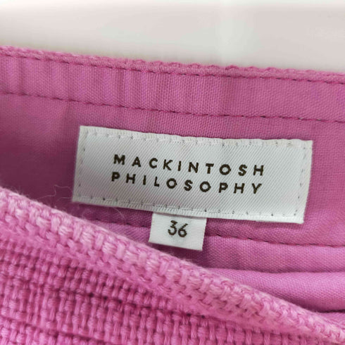 マッキントッシュフィロソフィー MACKINTOSH PHILOSOPHY ツイードスカート レディース 36