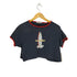 トミーヒルフィガー TOMMY HILFIGER フロントプリントリンガーS/S TEE レディース JPN:L