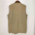 バナナリパブリック BANANA REPUBLIC 90s SAFARI&TRAVEL CLOTHIG レザー切替 マルチポケット ゴム引きベスト メンズ import:S