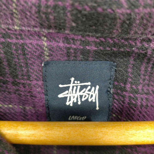 ステューシー Stussy 開襟ネルシャツ メンズ JPN:L