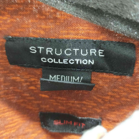 STRUCTURE 総柄半袖シャツ S/Sシャツ メンズ M