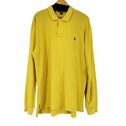 ポロバイラルフローレン Polo by RALPH LAUREN スリランカ製 長袖ポロシャツ メンズ JPN:XL