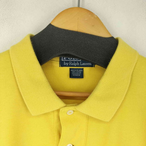 ポロバイラルフローレン Polo by RALPH LAUREN スリランカ製 長袖ポロシャツ メンズ JPN:XL