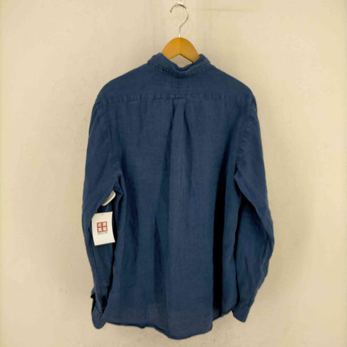 ラルフローレン RALPH LAUREN SLIM FIT ポニー刺繍 リネン BDシャツ メンズ import:L