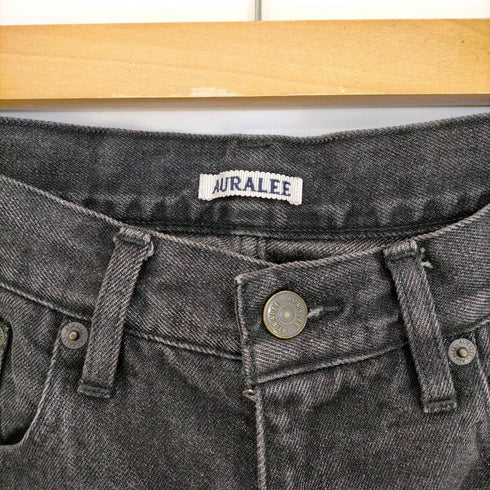 オーラリー AURALEE WASHED HARD TWIST DENIM 5P PANTS メンズ UK:30-31