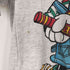 シングルステッチ フロントキャラクタープリント クルーネックTシャツ メンズ