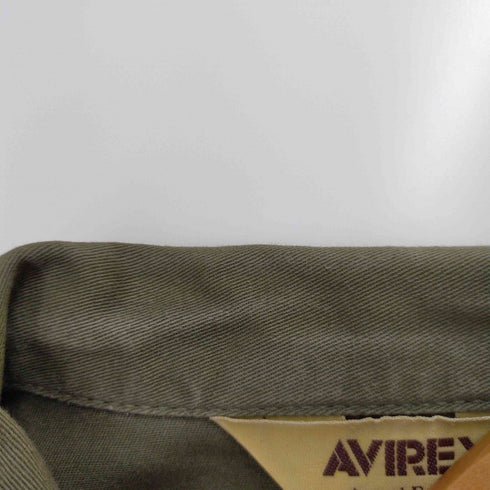 アヴィレックス AVIREX ミリタリー刺繍シャツ メンズ M