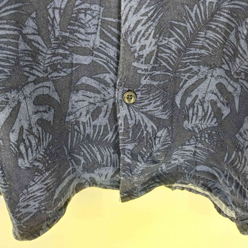 Ronley 総柄半袖シャツ S/Sシャツ 開襟 メンズ XL
