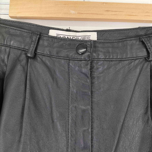 EVAN DAVIES レザータックパンツ メンズ 14