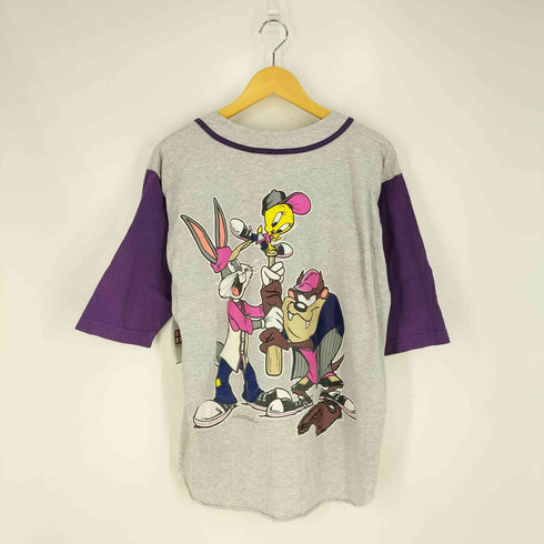 SUN sportswear 両面キャラクタープリント ベースボールシャツ レディース import:M
