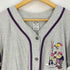 SUN sportswear 両面キャラクタープリント ベースボールシャツ レディース import:M