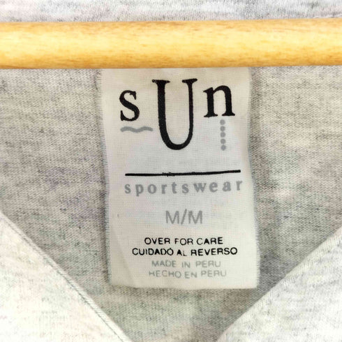 SUN sportswear 両面キャラクタープリント ベースボールシャツ レディース import:M