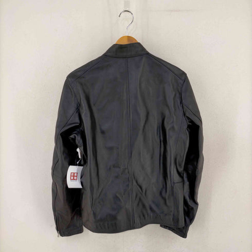 アバハウス ABAHOUSE シープレザー シングルライダースジャケット メンズ