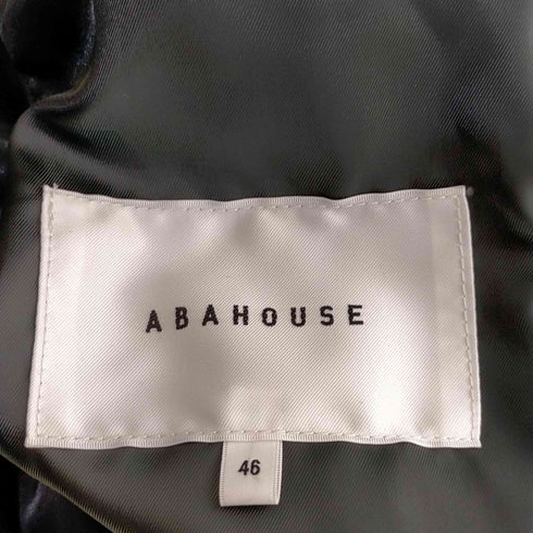 アバハウス ABAHOUSE シープレザー シングルライダースジャケット メンズ