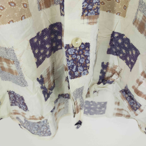 DORNBUSCH 総柄半袖シャツ S/Sシャツ バンドカラー メンズ 38