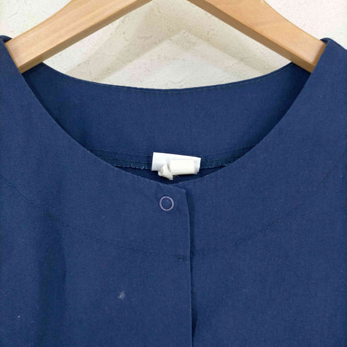 CESAR'S USA製 ノーカラー ワークシャツジャケット レディース import:XL