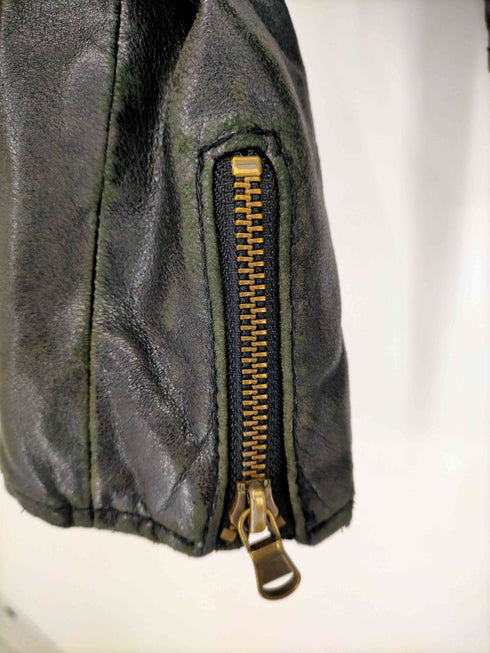 アダムエロペ Adam et Rope シープレザー ダブルライダースジャケット レディース 38