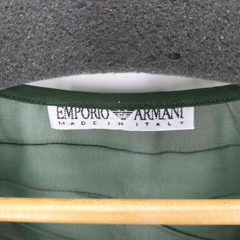 エンポリオアルマーニ EMPORIO ARMANI シワ加工 シースルートップス レディース ONE SIZE