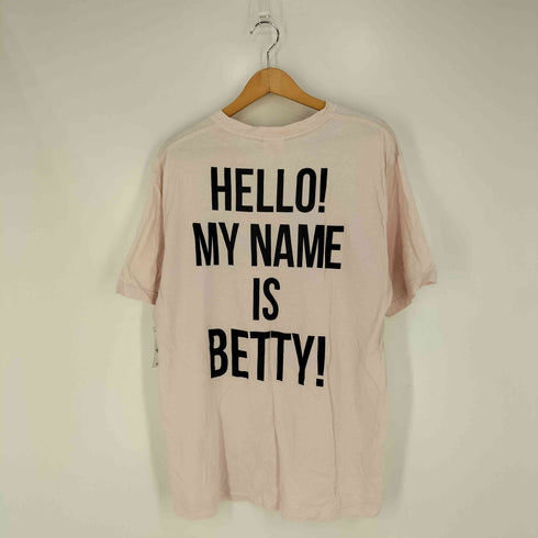 ベティー BETTY BOOP フロントキャラクタープリント 両面 クルーネックTシャツ メンズ 3L
