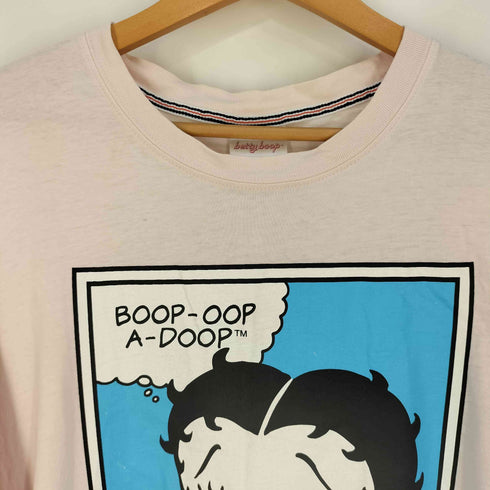 ベティー BETTY BOOP フロントキャラクタープリント 両面 クルーネックTシャツ メンズ 3L
