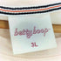 ベティー BETTY BOOP フロントキャラクタープリント 両面 クルーネックTシャツ メンズ 3L