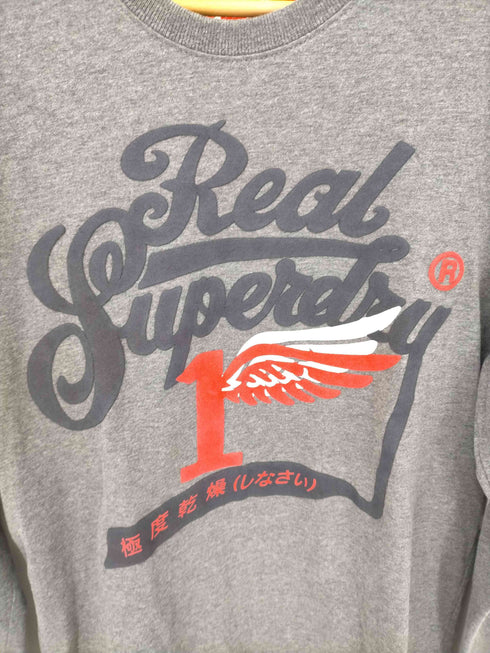 superdry フロッキープリント L/S Tシャツ メンズ JPN:L