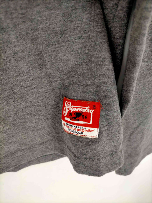 superdry フロッキープリント L/S Tシャツ メンズ JPN:L
