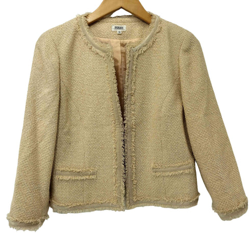 フォクシー FOXEY ノーカラーツイードジャケット レディース JPN:40