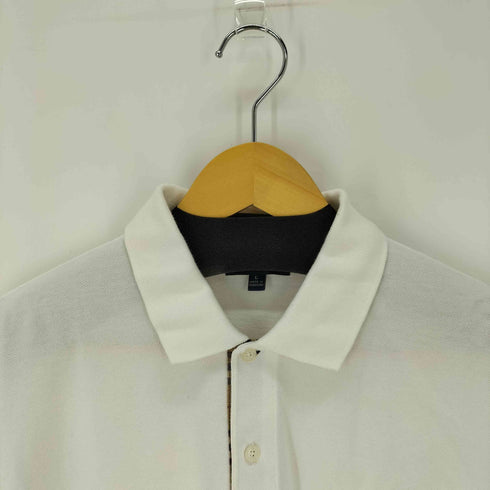 バーバリーロンドン BURBERRY LONDON 鹿の子 ポロシャツ ノバチェック メンズ import:L
