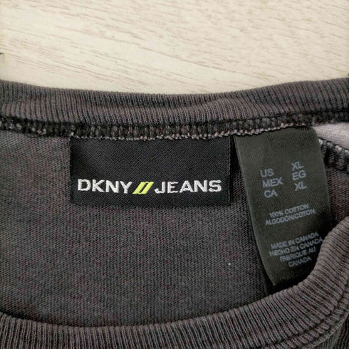 ダナキャランニューヨーク ジーンズ DKNY JEANS アームライン フロントロゴカットソー メンズ JPN:XL