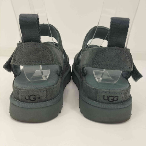 アグ UGG 2024SS 春夏カラー Goldenstar スウェード ベルクロ プラットフォーム サンダル レディース JPN:24