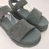 アグ UGG 2024SS 春夏カラー Goldenstar スウェード ベルクロ プラットフォーム サンダル レディース JPN:24