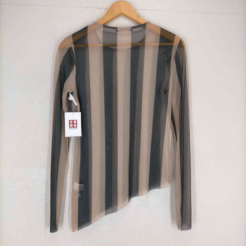 ザラ ZARA ストライプ柄セカンドスキン レディース JPN:M