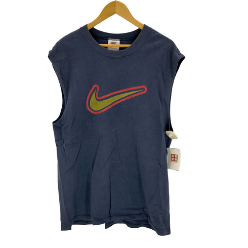 ナイキ NIKE usa製 白タグ スウォッシュロゴ ノースリーブカットソー メンズ JPN:M