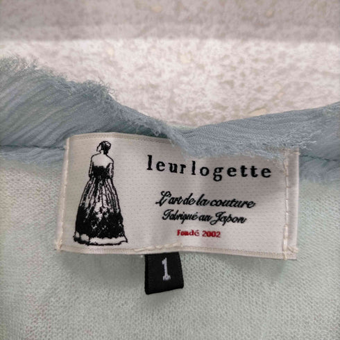 leurlogette フロント装飾シースルービスチェ レディース JPN:1