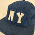 エベッツフィールドフランネルズ Ebbets Field Flannels NEW YORK BLACK YANKEES デニム 6パネルキャップ メンズ 7 1/2