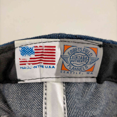 エベッツフィールドフランネルズ Ebbets Field Flannels NEW YORK BLACK YANKEES デニム 6パネルキャップ メンズ 7 1/2