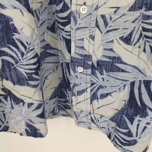paperdenim&cloth 総柄半袖シャツ S/Sシャツ リーフ オーバーサイズ メンズ XL
